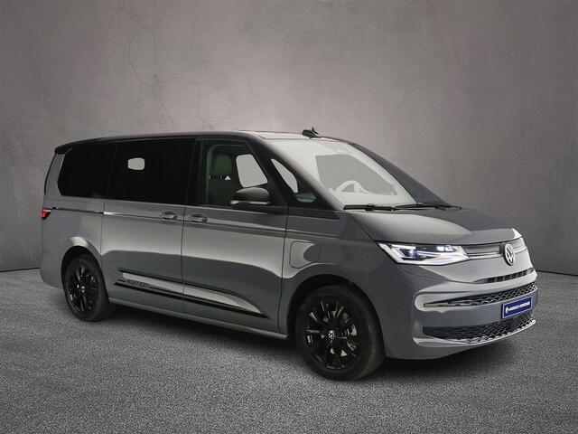 Volkswagen MULTIVAN 1.5 eHybrid 245pk PHEV DSG L2 Edition 4Motion | IQ Matrix LED Koplampen | Trekhaak | 7 Zits | Elektrische Schuifdeuren & achterklep | Verwarmd stuur & stoelen | Travel Assist | Unieke Edition-uitvoering met zwart dak en accenten