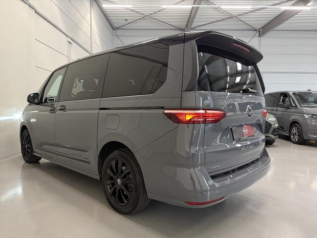 Volkswagen MULTIVAN 1.4 eHybrid L2 EDITION 7p. PANO/TREKHAAK/LEER/HEAD-UP/IQ-LIGHT/ACC/ADAPTIVE-ONDERSTEL/SFEER/CAMERA/CARPLAY/ELECTR.SCHUIFDEUREN/18"BLACK/TWO-TONE PURE GREY MET DEEP BLACK/VOLLEDIGE VW DEALER HISTORIE, NET OH BEURT GEHAD