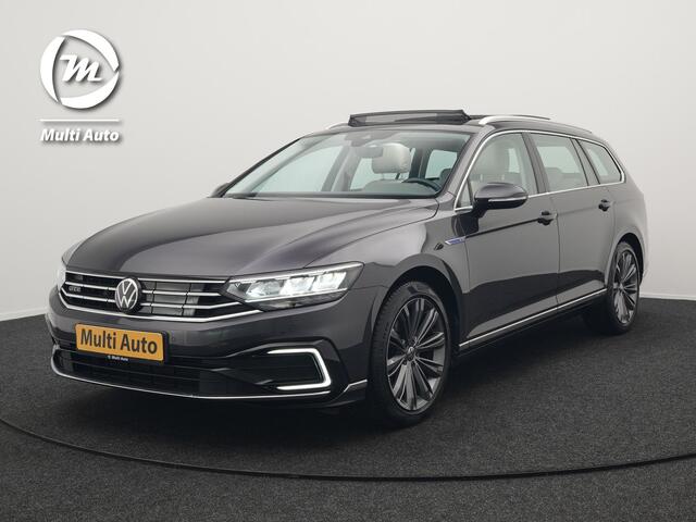 Volkswagen PASSAT Variant 1.4 TSI GTE Business Plug In Hybrid 218pk Dealer O.H PHEV | Panodak | Adaptive Cruise | Lederen Sportstoelen Massage & Verwarmd | Apple Carplay | Sfeerverlichting | Navigatie | DAB |