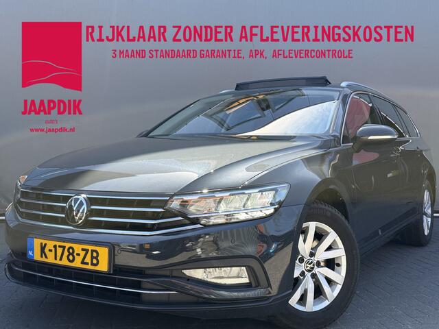 Volkswagen PASSAT Variant BWJ 2021 1.5 150 PK TSI Business AUTOMAAT | TREKHAAK | PANO | FULL LED | ELEKTR. ACHTERKLEP | ADAPTIVE CRUISE | STOELVERW. | CAMERA | CARPLAY + ANDROID | NAVI | CLIMA | LMV | PDC
