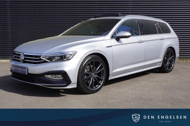 Volkswagen PASSAT Variant 1.5 TSI Automaat R-Line Panaramadak Apple Carplay Digitaal dashboard Navigatie Camera Leder Trekhaak LED ACC Cruise control