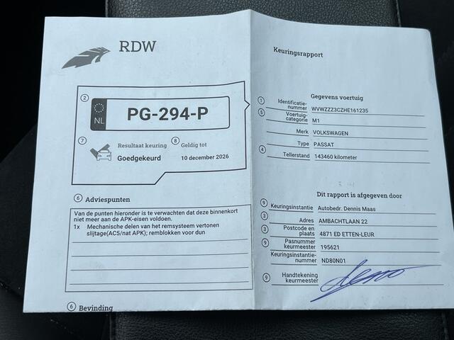 Volkswagen PASSAT Variant 1.4 TSI ACT Highline Business R | Nieuw Binnen | Adaptieve Cruise | Navigatie | Camera | Stoelverwarming