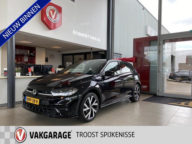 Volkswagen POLO 1.0 TSI R-Line,Automaat, Lage kilometerstand!!/Virtual cockpit/IQ Light/Adaptive cruise control/Navigatie/Apple carplay/Spraakbediening,Climate control/Stoelverwarming/Parkeersensoren rondom/DAB//17" Licht metalen velgen.