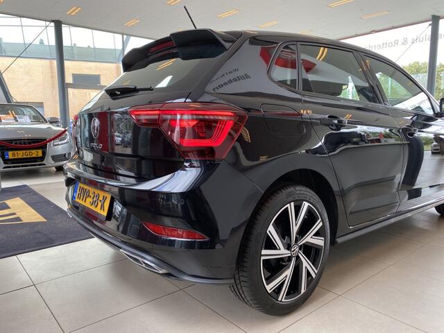 Volkswagen POLO 1.0 TSI R-Line,Automaat, Lage kilometerstand!!/Virtual cockpit/IQ Light/Adaptive cruise control/Navigatie/Apple carplay/Spraakbediening,Climate control/Stoelverwarming/Parkeersensoren rondom/DAB//17" Licht metalen velgen.