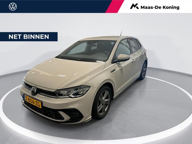 Volkswagen POLO 1.0 TSI 95pk R-Line · Apple/Android Car Play · Navigatie · Sportonderstel · P-Sensoren · DAB · 16'' Inch · Garantie t/m 26-05-2027 of 100.000km