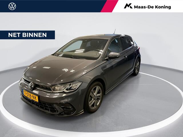 Volkswagen POLO 1.0 TSI 95pk R-Line · Apple/Android Car Play · Navigatie · P-Sensoren · Climatronic · Virtual Cockpit · 16'' Inch · Garantie t/m 11-08-2027 of 100.000km