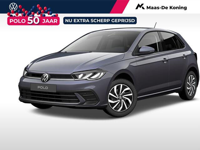 Volkswagen POLO Life Edition 1.0 TSI 95 pk 5 versn. Hand · Achteruitrijcamera · regensensor ·
