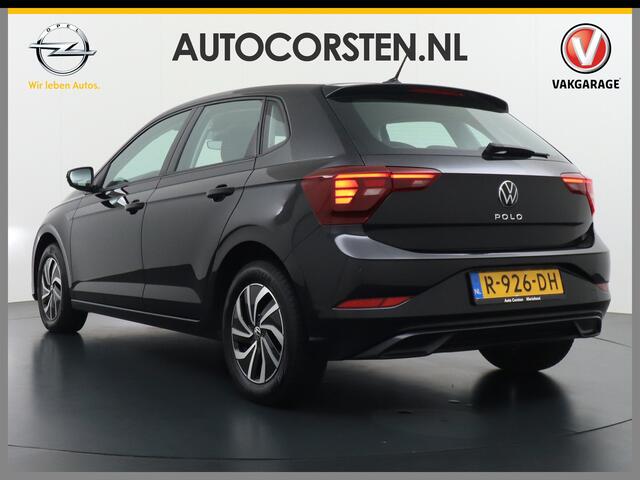 Volkswagen POLO 1.0T 96PK Adaptive Cruise Apple Carplay Android Digital-Cockpit-Pro App-Connect Dual-ECC PDC-a+v Stoel-Verwarmd Navi Life Business Lane-Assist Isofix Voicecommand DAB Front assist ChroomPack. Lmv 2/3Deelbare a-Bank 1e Eigenaar Origineel Nederlandse Auto E