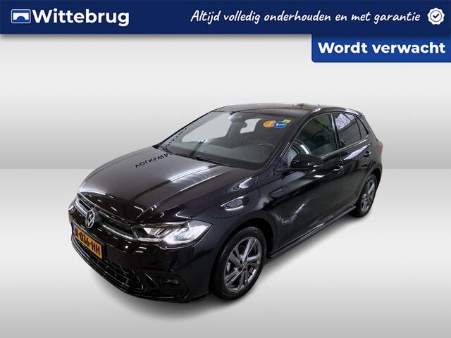 Volkswagen POLO 1.0 TSI 95pk R-Line / Virtual Cockpit Pro / App-Connect / Clima / Parkeersensoren / Donker Glas / 16" LMV