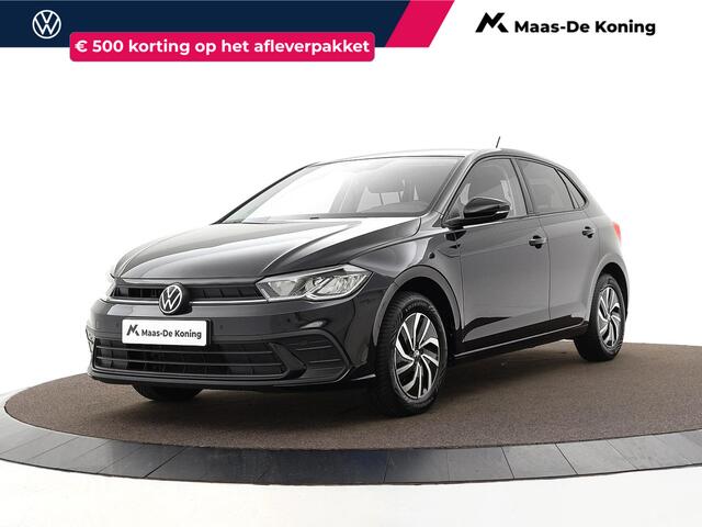 Volkswagen POLO 1.0 TSI 95pk Life · Apple/Android Car Play · Airco · P-Sensoren · DAB · Getint Glas · 15'' Inch · Garantie t/m 10-10-2027 of 100.000km