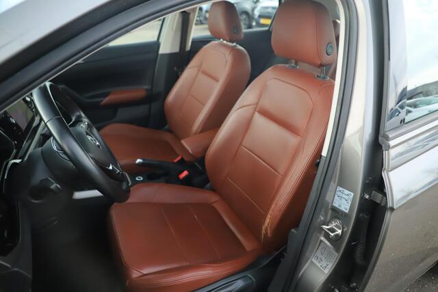 Volkswagen POLO 1.0 TSI Comfortline Bruin Leder Virtual Navigatie Carplay Android Adaptive Cruise LED