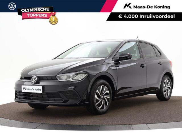 Volkswagen POLO Life Edition 1.0 TSI 95 pk 5 versn. Hand · Achteruitrijcamera · Parkeersensor achter · Velgen 'essex', 15 inch lichtmetaal · Voorraad OUTLET