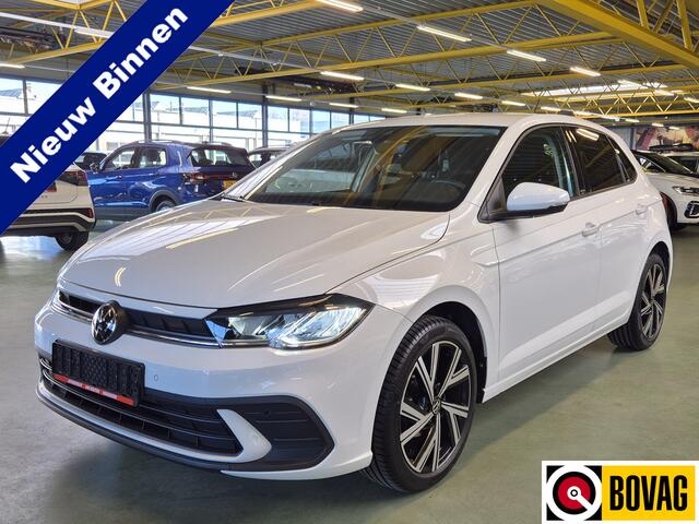 Volkswagen POLO 1.0 MPI -80pk- Move | 17" Bergamo Velgen | LED | Climate Control | Stoelverwarming | Parkeersensoren | Rijklaarprijs incl. 1 jaar Bovag garantie