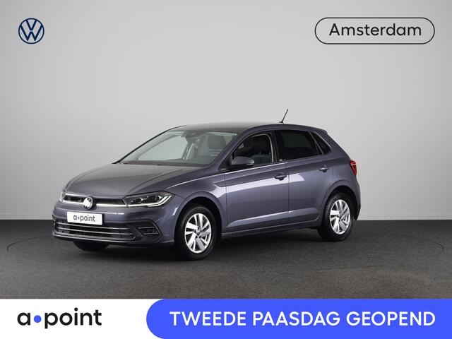Volkswagen POLO 1.0 TSI Style 95 pk Automaat (DSG) | Navigatie | Parkeersensoren | Achteruitrijcamera | Adaptieve cruise control | Matrix LED koplampen | Stoelverwarming |