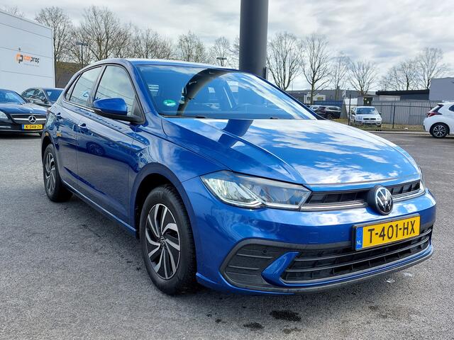 Volkswagen POLO 1.0 TSI 95pk DSG Life | Origineel NL | Navi | Apple Carplay+Android Auto | Airco | Adap.Cruise | Digitaal Dashbaord | Led Koplampen | Rijstrook+Licht+Regensensor | Pdc V+A | 15''lm
