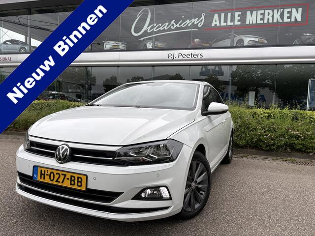 Volkswagen POLO 1.0 TSI Highline Airco - Apple carplay - Navigatie - Parkeersensoren - Parkeer assistent - Cruise control - Licht metalen velgen 16 inch - Lederen versnellingspook - Bluetooth - Led verlichting - Radio - Start/stop systeem - Stuur leder - Stuur multifunct