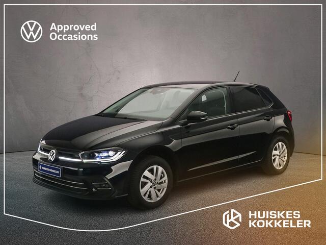 Volkswagen POLO Style 1.0 TSI 95pk Adaptive cruise control, Achteruitrijcamera, LED matrix koplampen, Parkeersensoren, Stoelverwarming, Airco, DAB, Radio