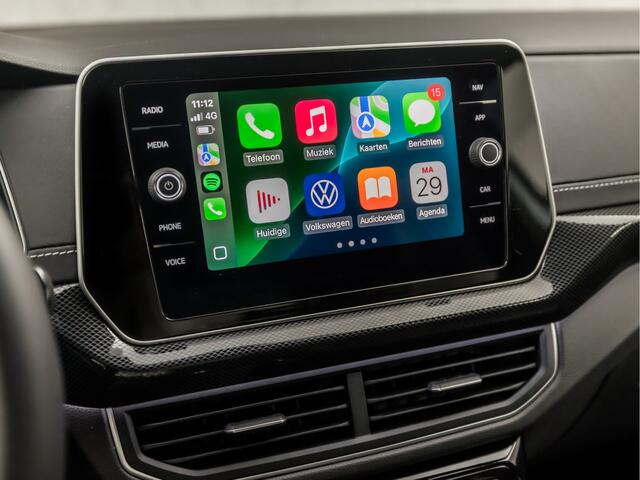 Volkswagen T-Cross 1.5 TSI R-Line 150Pk Automaat (2X R-LINE, APPLE CARPLAY, GROOT NAVI, GRILL VERLICHT, STOELVERWARMING, ALCANTARA, GETINT GLAS, IQ LIGHT, ADAPTIVE CRUISE, NIEUWSTAAT)