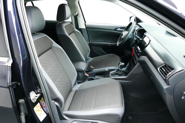 Volkswagen T-Cross 1.0 110pk TSI Style. Virt Cockpit, Camera, Adaptief Cruise, StoelVerw, 17"LMV
