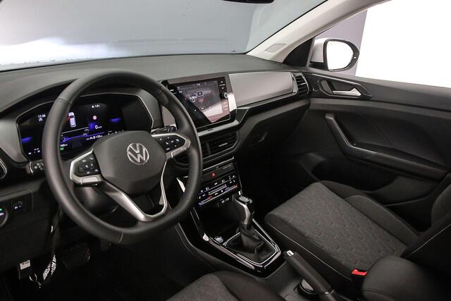 Volkswagen T-Cross Life Edition 1.0 TSI 115pk DSG Automaat Adaptive cruise control, Achteruitrijcamera, LED koplampen, Stoelverwarming, Parkeersensoren, App connect