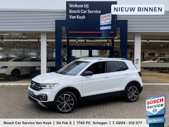 Volkswagen T-Cross 1.0 TSI Style / Automaat / NL-Auto / 1e-Eigenaar / Adaptieve Cruise-Control / Climate-Control / Apple-Carplay & Android-Auto / Draadloze-Telefoonlader / LED / Keyless / Dodehoek-Detectie / DAB Radio-Bluetooth / Navi / PDC V+A met Camera / 18'' LMV / ENZ.