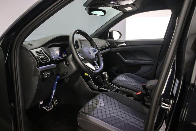 Volkswagen T-Cross R-Line 1.5 TSI 150pk DSG Automaat Trekhaak, Black style, Adaptive cruise control, LED matrix koplampen, Navigatie, Achteruitrijcamera, Stoelverwarming