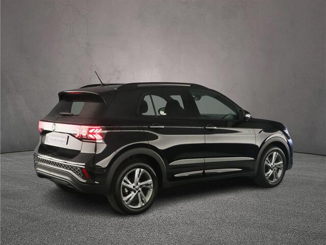 Volkswagen T-Cross R-Line 1.5 TSI 150pk DSG Automaat Trekhaak, Black style, Adaptive cruise control, LED matrix koplampen, Navigatie, Achteruitrijcamera, Stoelverwarming