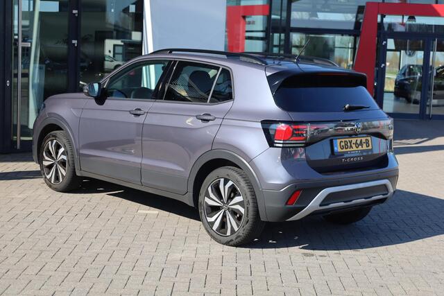 Volkswagen T-Cross 1.0 TSI Life Edition Climatronic, LED, Manila wielen, Cockpit Pro, Comfort pakket, Navigatie 48 maanden 100.000km garantie