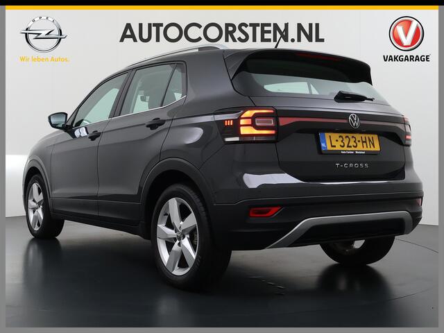 Volkswagen T-Cross 1.0TSI 111PK Automaat Executive-Pack Navi Ecc Adap.Cruise Control Apple Carplay Android Auto Pdc Style Dodehoek detectie Lmv Led Isofix DAB Bluetooth Licht-Regensensor App-Connect 1e Eigenaar Origineel Nederlandse Auto
