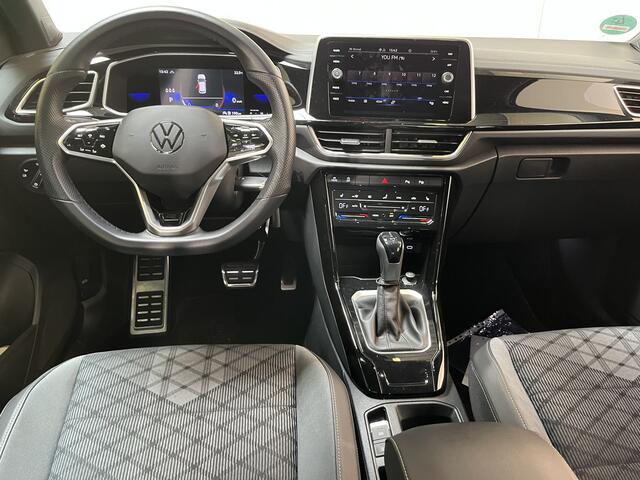 Volkswagen T-Roc 1.5 TSI R-Line / AUTOMAAT/ 2X R-LINE/ MATRIX/ APP-CONNECT/ ADAPT. CRUISE/ DAB/ PARK. SENSOREN + CAMERA/ RIJ-MODI/ CLIMA/ STOEL VERWARM./ BLUETOOTH/ 17" LMV