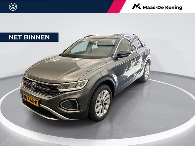 Volkswagen T-Roc 1.5 TSI 150pk DSG Life Edition · Apple/Android Car Play · Navigatie · Camera · P-Sensoren · Park Assist · 17'' Inch · Garantie t/m Februari 2027