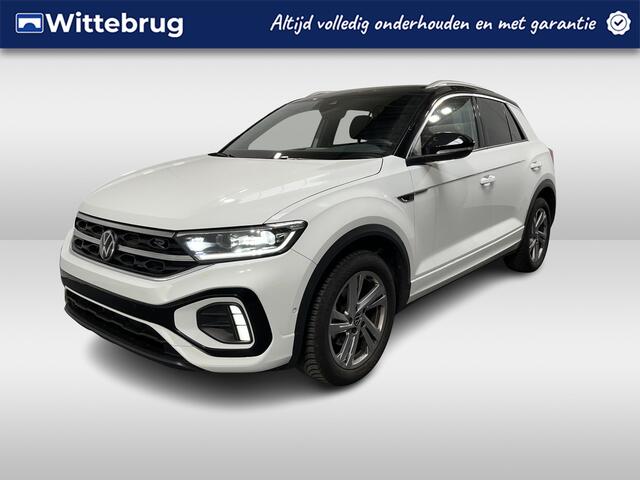 Volkswagen T-Roc 1.5 TSI R-Line / AUTOMAAT/ FABRIEKSGARANTIE T/M 2-2027/ TREKHAAK AFNEEMBAAR/ FABRIEKSGARANTIE/ ALCANTARA/ ADAPT. CRUISE/ APP-CONNECT/ NAVI/ MATRIX/ RIJ-MODI/ PARK. SENSOREN + CAMERA/ STOEL VERWARM.