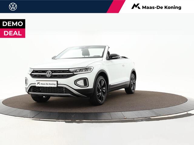 Volkswagen T-Roc Cabrio Style 1.0 115 pk Cabriolet 6 versn. Hand · Black style pakket · Comfort pakket · Multimedia pakket · Prijs is incl Inruilbonus . MEGA SALE