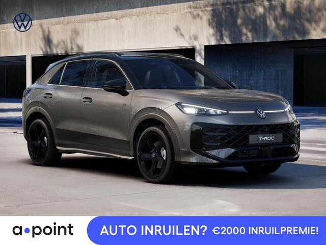 Volkswagen T-Roc R-Line First Edition 1.5 eTSI 110 kW / 150 PK SUV | Panoramaschuif-kanteldak | Assistance Pakket | Trekhaak | Black Style Pakket | Koplampverlichting matrix-led (IQ.LIGHT) | Elek. achterklep | Zwart dak