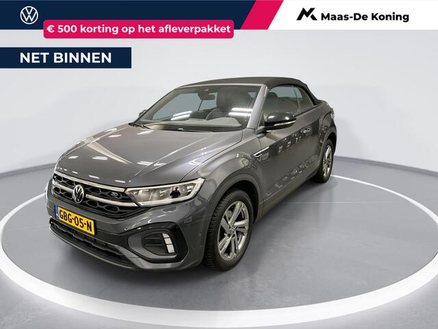 Volkswagen T-Roc Cabrio 1.5 TSI 150pk DSG R-Line · Camera · Apple/Android Car Play · Navigatie · Stoelverwarming · IQ.Light · 18'' Inch ·
