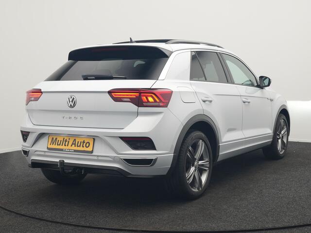 Volkswagen T-Roc 1.5 TSI R-Line 150pk Dealer O.H. | Trekhaak Afn. | Panodak | Adaptive Cruise | Camera | Sportstoelen Verwarmd | Keyless | Apple Carplay | Blis | LED Koplampen | Navigatie | DAB |