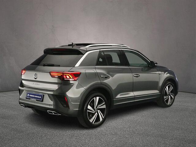 Volkswagen T-Roc R-Line 1.5 TSI 150pk DSG Automaat Panoramadak, Adaptive cruise control, Achteruitrijcamera, LED koplampen, App connect, Airco, DAB, Radio, Bluetooth
