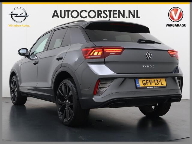 Volkswagen T-Roc 1.5TSI Automaat R-Line Panoramadak Stoelverwarming Adap.Cruise Virtal Cockpit Camera Elek.Achterklep Navi Apple Carplay Android Auto Business+ Keyless Pdc Privacy Glas Lmv Led DAB+ Licht-Regensensor
