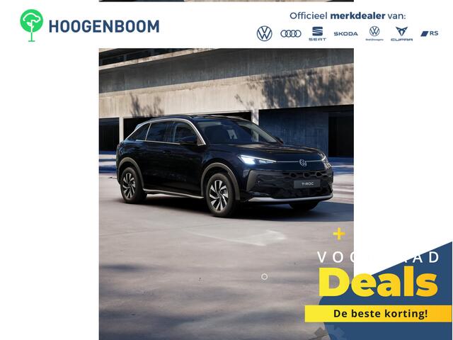 Volkswagen T-Roc Limited Edition | 'App-Connect' draadloze smartphone integratie | Automatische afstandsregeling (Adaptive Cruise Control) | Buitenspiegels elektrisch instel-, verwarm- en inklapbaar