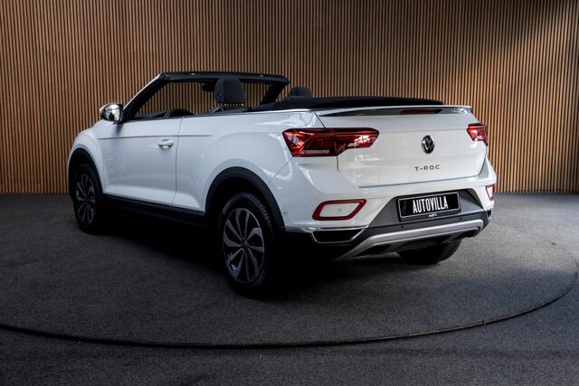 Volkswagen T-Roc Cabrio 1.5 TSI Navi Virtual C. Camera Beats PDC Stuurverwarming LED Stoelverwarming Climate Lederen dashboard LM velgen