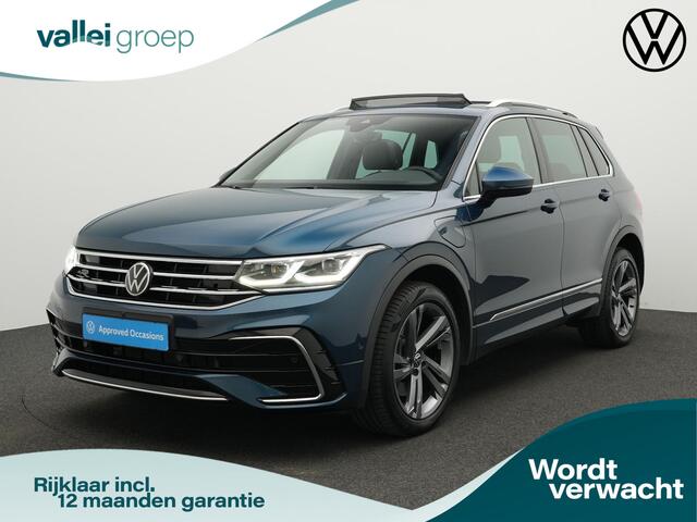Volkswagen TIGUAN 1.4 TSI 245 pk DSG eHybrid R-Line Business+ | Panoramadak | Trekhaak | Leder | Geheugenstoelen | Rondomzicht camera | IQ Light | Stuur-/achterbankverwarming