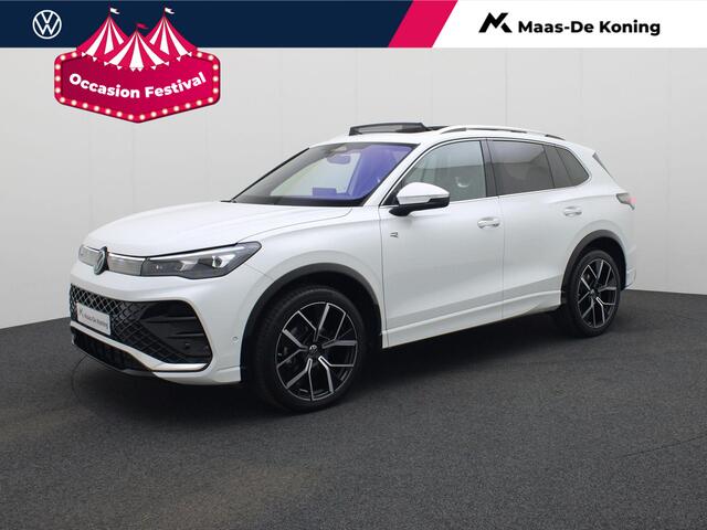 Volkswagen TIGUAN 1.5 eTSI/150PK R-Line DSG · Panoramadak · Trekhaak · 360° Camera + Parkeersensoren · Harman Kardon · Garantie tot 01-01-2026