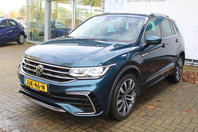 Volkswagen TIGUAN 1.4 TSI eHybrid R-Line Business+ | Incl. 12 maanden Garantie | Panorama dak | Memory stand stoelen | Stoel & Stuurverwarming | 360* Camera | Climate controle | Adaptive cruise | Elektrische kofferbakklep | Dodehoek detectie | IQ. Lights | Keyless entry/st