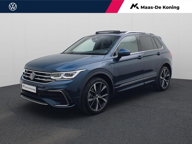 Volkswagen TIGUAN 1.4 TSIeHybrid 180kW/245PK R-Line DSG · Panoramadak · Leder · Trekhaak · Camera · Stoelverwarming ·