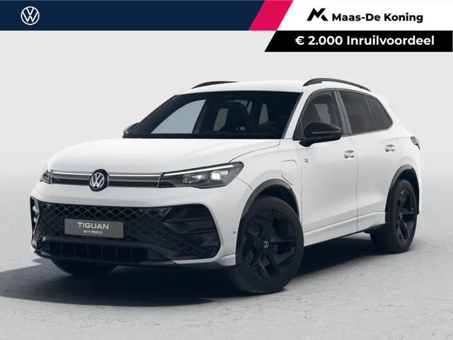Volkswagen TIGUAN R-Line 1.5 eHybrid 204 PK 6 versn. DSG · Voorstoelen verwarmbaar · Sfeerverlichting ·