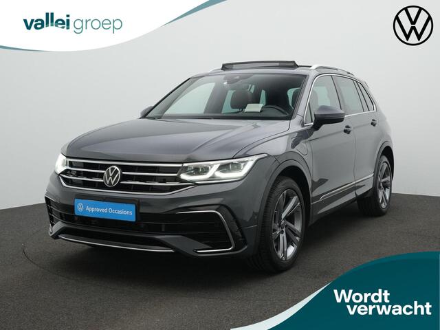 Volkswagen TIGUAN 1.4 TSI 245 pk eHybrid R-Line | Panoramadak | Trekhaak | Leder | Geheugenstoelen | 360 camera | Head-up display | IQ Light |