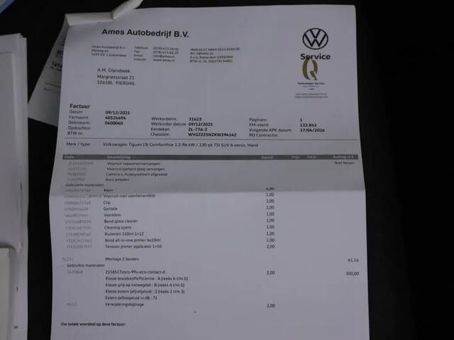 Volkswagen TIGUAN 1.5 TSI Comfortline Gratis Afleverpakket! | Trekhaak | Voorstoelen Verwarmd | Cruise Adaptief |