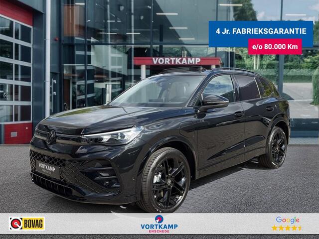 Volkswagen TIGUAN 1.5 TSI e-HYBRID R-LINE 272PK LEDER/PANOP-DAK/TREKHAAK/HenK/360CAMERA
