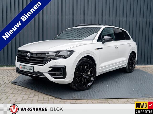 Volkswagen TOUAREG 3.0 TSi 4MOTION R | Luchtvering | Panodak | Trekhaak | Stoelkoeling | 360 Camera | Black Style | Prijs Rijklaar!!