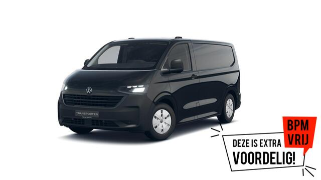 Volkswagen TRANSPORTER Bedrijfswagens Life 2.0 TDI EU6 81 kW 110 pk 6 versn. hand | BPM vrij | Achterdeuren zonder ruit | Bestuurdersassistentiepakket plus | Multifunctioneel kunstlederen stuurwiel |